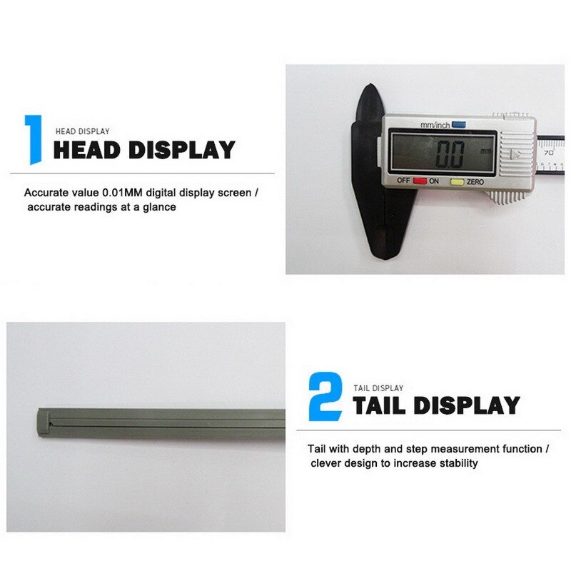 Measuring Tool Stainless Steel Digital Caliper 6 "150mm Messschieber paquimetro measuring instrument Vernier Calipers