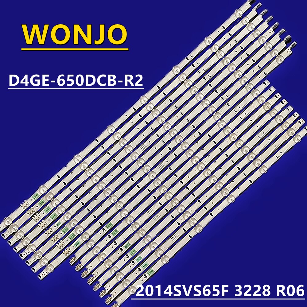 LED Backlight bar strip For SAMSUNG 2014SVS65F 3228 R+L BN96-30435A BN96-30436A UN65H6300 UN65H6350 HG65ND478RF UE65H6400
