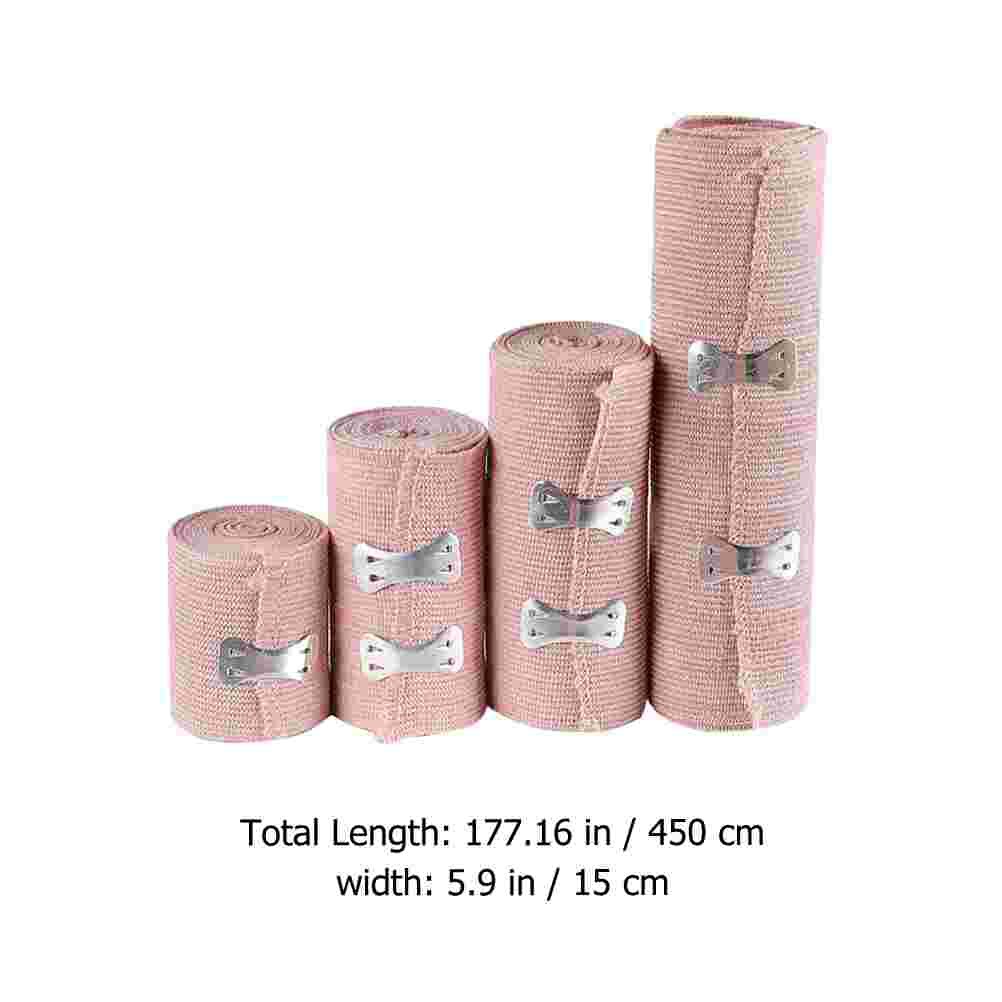 4Pcs High Elastic Wound Wrap Bandage Sports Bandage Injury Bandage First Aids Kit for Outdoor Sports