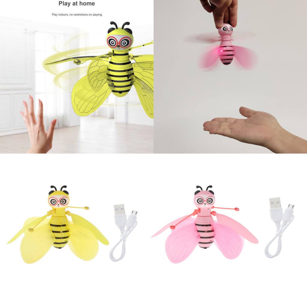 Juguetes para niños, Drones con control manual, abejas, juguetes voladores, Inducti a mano