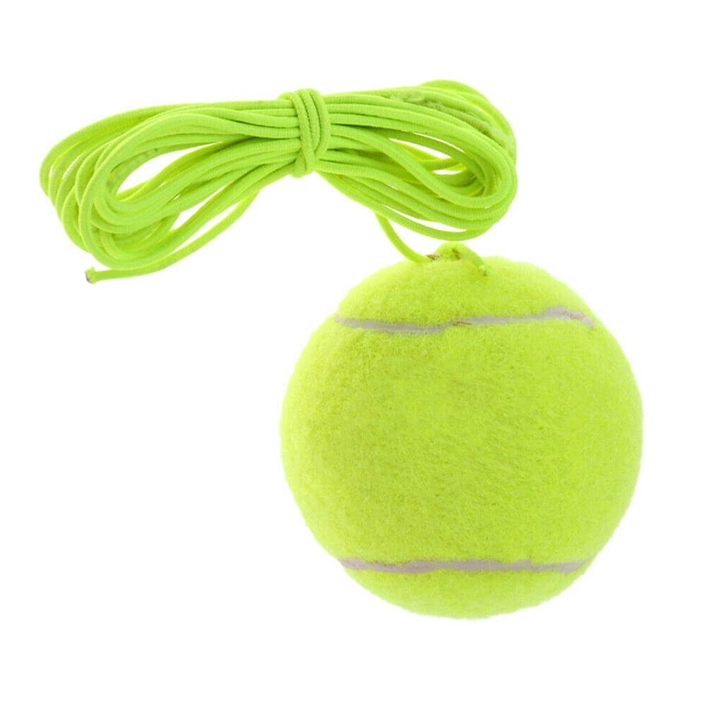 Tennis Trainer Tennis Ball Practice Single Self-Study Training Rebound Tool with Elasctic Rope SCI88