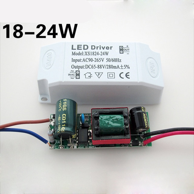 LED Driver Power Supply Adapter Transformer For LED Lights Lighting Transformers Power Switch Adapter For LED AC90~265V 3~24W: 18-24W