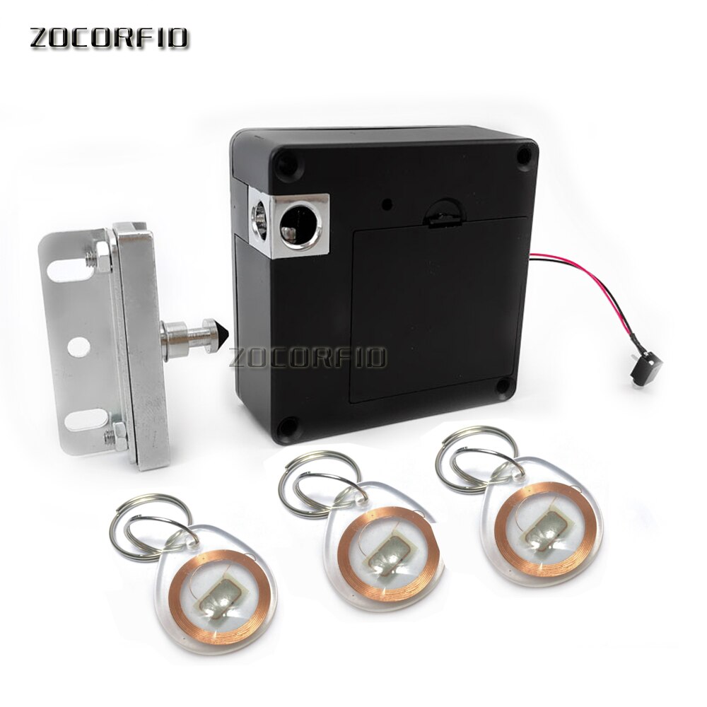 Smart Electronic Hidden RFID Cabinet Lock No Hole Easy Installation Furniture Locker Wardrobe Shoe Drawer Door Lock: Group C