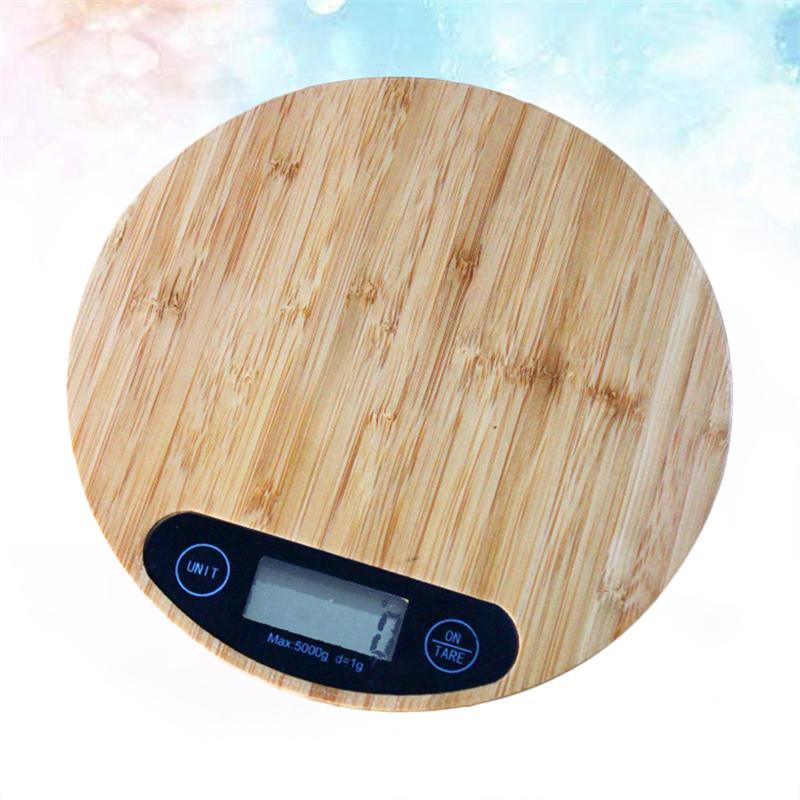 1PC Bamboo Practical Electronic Scale Platform Sca... – Vicedeal