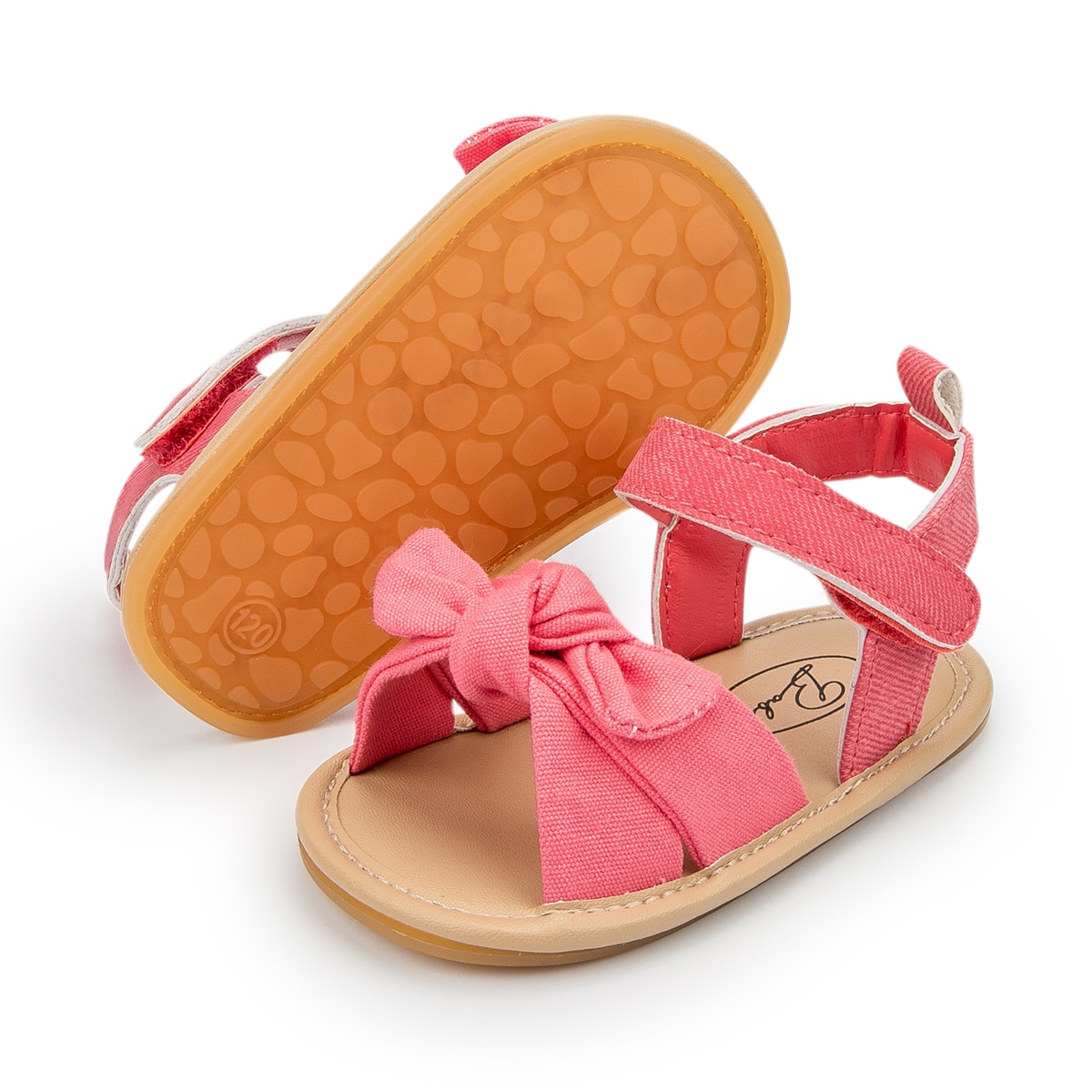 Sandals Baby Girls Cute Bowknot Princess Shoes Toddler Infant Flat Soft-Sole Summer Sandals Non-slip Shoes Crib