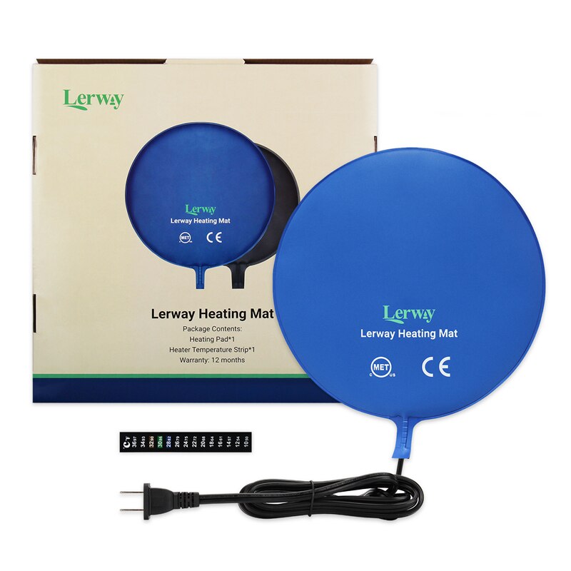 INKBIRD Waterproof Brewing Fermentation Heating Mat 25W Power for Beer Wine Making Seedling Heated Pad Planter Germination Seeds: US PLUG(120V)