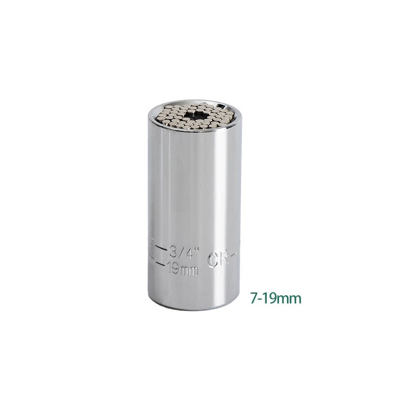 Universal Socket Wrench Sets 7-19mm 3/8 Power Drill Adapter Ratchet Wrench Household Socket Power Hand Tool Multi: Universal Socket