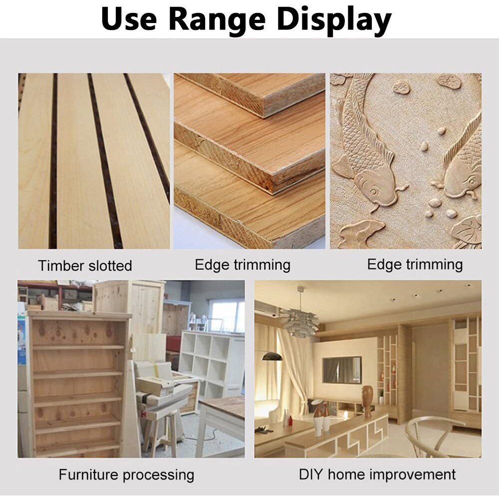 800W Woodworking Electric Trimming Machine Engraving Electric Wood Milling Slitting Machine EU US AU UK Plug