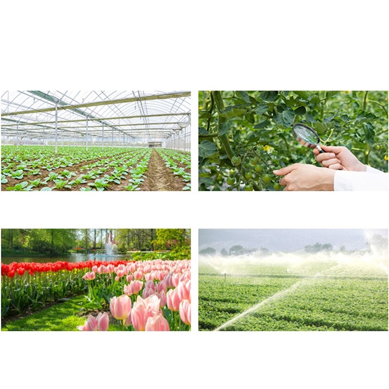 Three-in-one Soil Salt Sensor Soil Temperature/Humidity/Conductivity RS485 Detector Soil Moisture Tester for Plant Garden M7DA