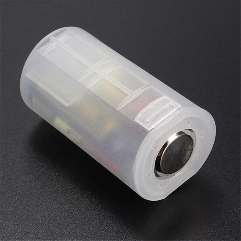 1PCS/2PCS AA To D Cell Size Battery Holder Conversion Adapter Switcher Converter Case