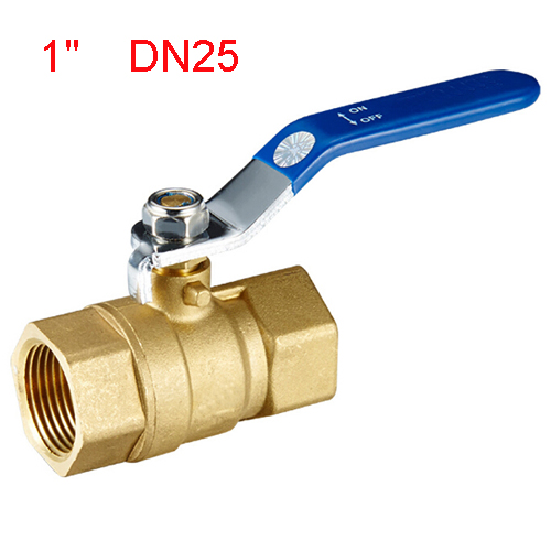X23042 Good DN15 to DN25 of Brass Material Water Pipe Ball Valve: Plum