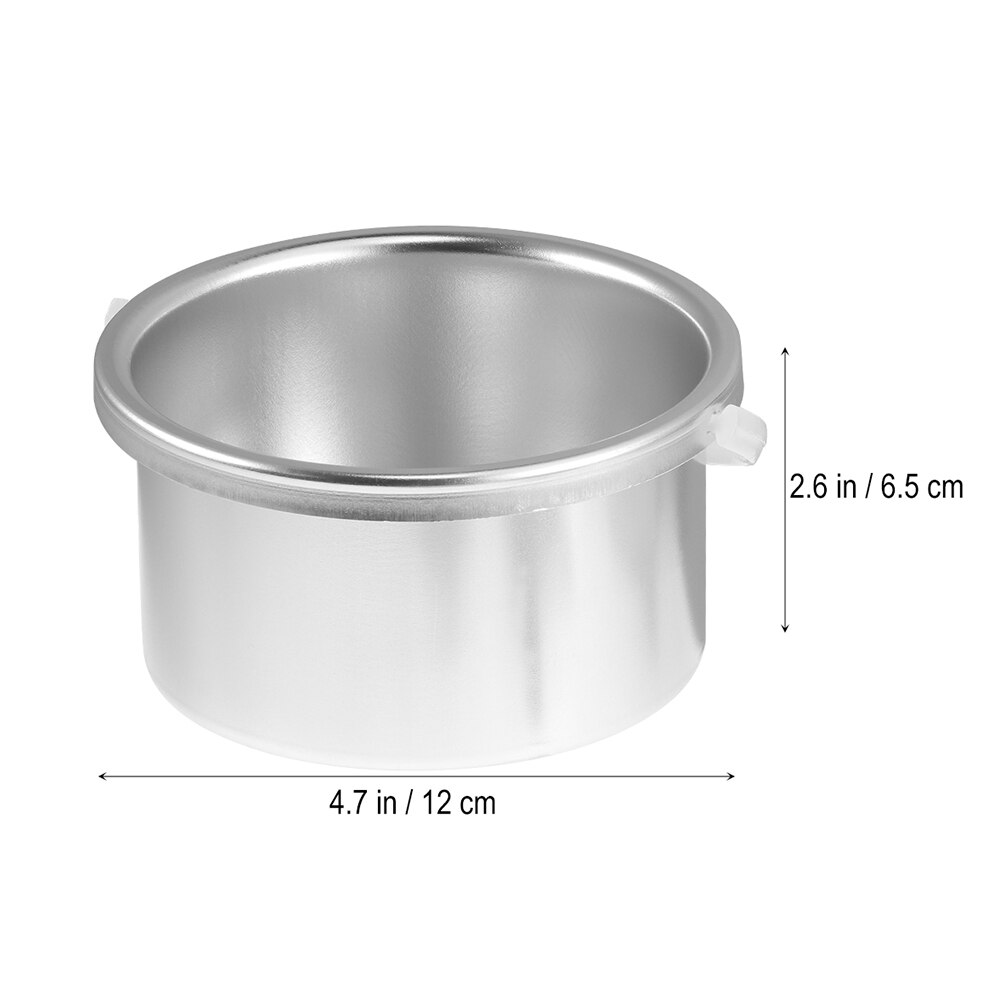 2pc Salon Pot Electric Wax Warmer Heater Pot Facial Skin Hair Removal Spa Tool Hair Removal Inner Pot Wax Depilatory Machine