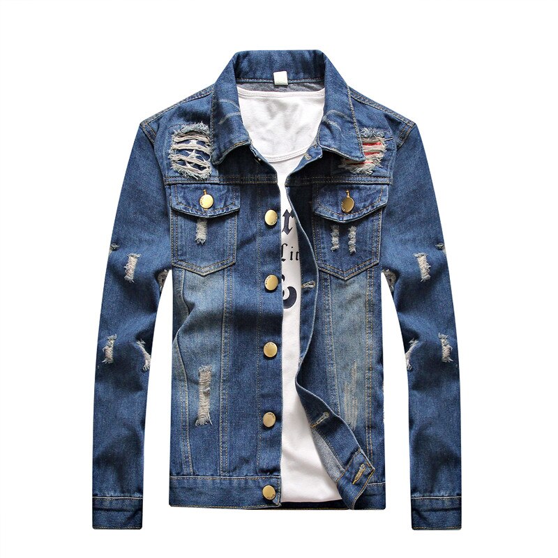 VERSMA schlank passen Shirt Jeans für Männer Baumwolle Camisa Hemd Jeanshemd Männer britisch Stil lang Ärmel Denim Jacke Bluse 4XL: asiatisch Größe S