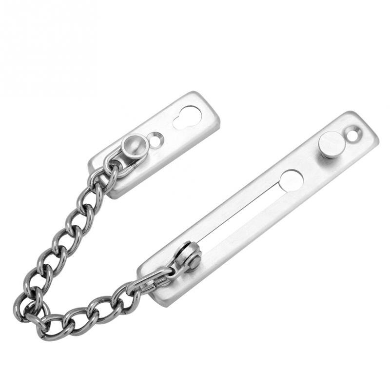 Stainless Steel Durable Door Chain Lock Anti-theft Chain Locker Home Security Guard Inside Door Hardware Accessories