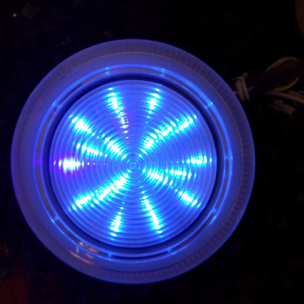 1pcs waterproof RGB underwater Jacuzzi Lights LED tub light hole size 95mm LED liner pool light sauna room 5" led spa light