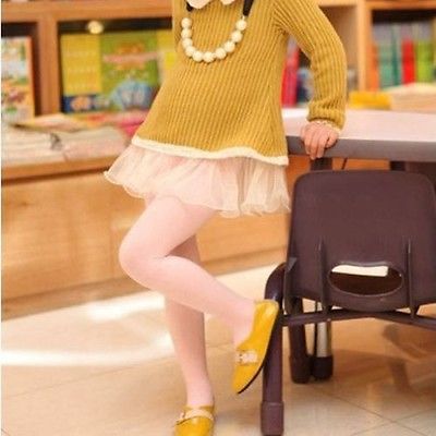 7 colors girl pure color girls Toddler classic Tight 5-10 Years children trousers baby kids Tights: Pink