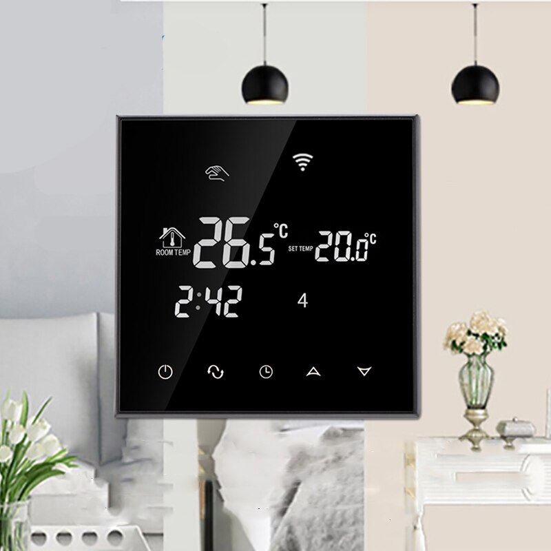 Vancoo Wifi Slimme Thermostaat 220V Floor Elektrische Verwarming Controller Digitale Temperatuur Controller Werkt Met Alexa Google Thuis