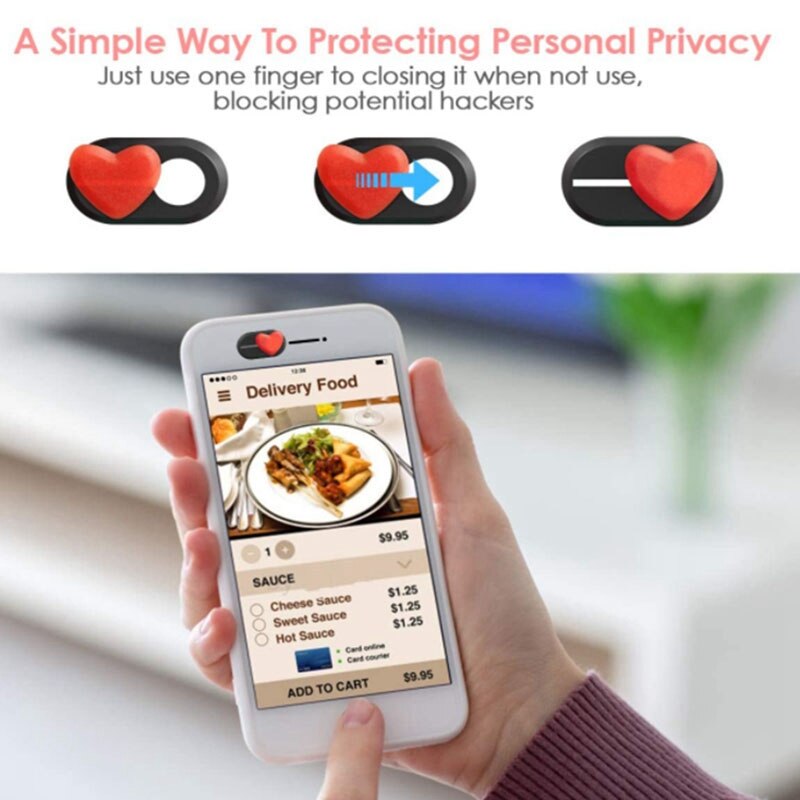 Camera Privacy Cover, Camera Cover Slide, Webcam Cover,Ultra-Thin Camera Privacy Covers for , IMac, Laptop, PC