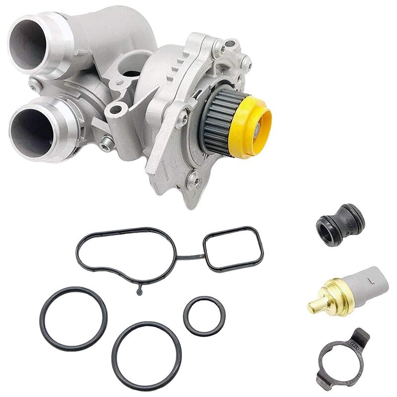 Aluminum Water Pump Assembly For- A3 A4 TT Tiguan Jetta Golf Eos Beetle CC 2.0T TSI 06H121026B