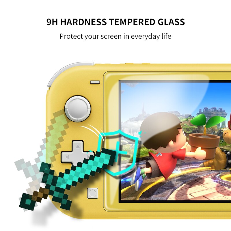 Data Kikker Gehard Glas Screen Protector Voor Nintendo Schakelaar Lite Console Full Hd Scherm Beschermende Film Voor Ns Lite