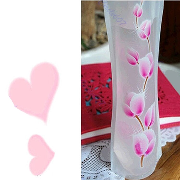 1x unzerbrechlich Faltbare Mehrweg Kunststoff Blume Vase