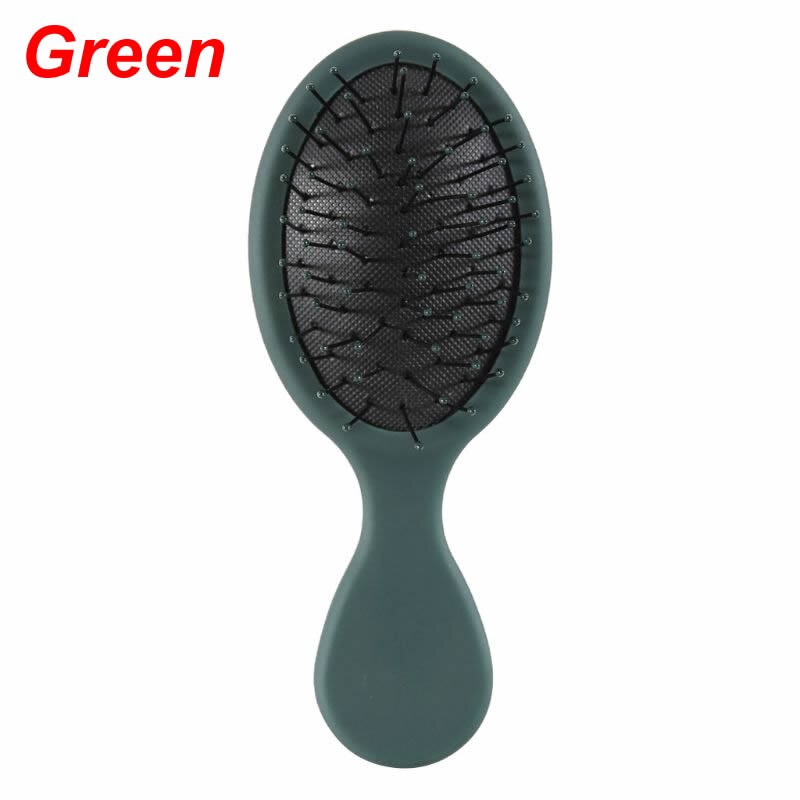 D7YD peigne brosse en plastique bébé garçon fille | Peignes de massage de tête Anti-statique pour enfant: green