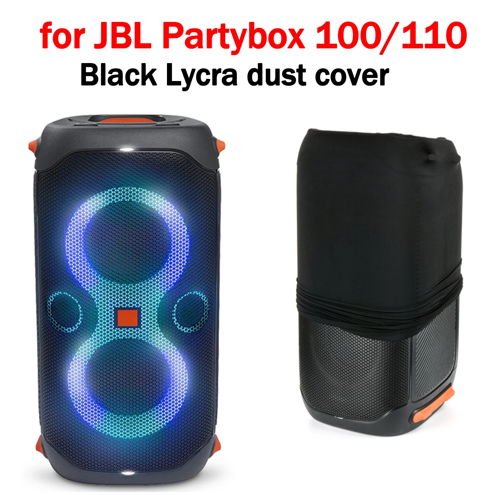Für JBL Partybox 100/110 Lautsprecher Lautsprecher Staub Abdeckung Hohe Elastizität Schutzhülle Staub Fall Lycra Lautsprecher Abdeckung Lautsprecher Zubehör