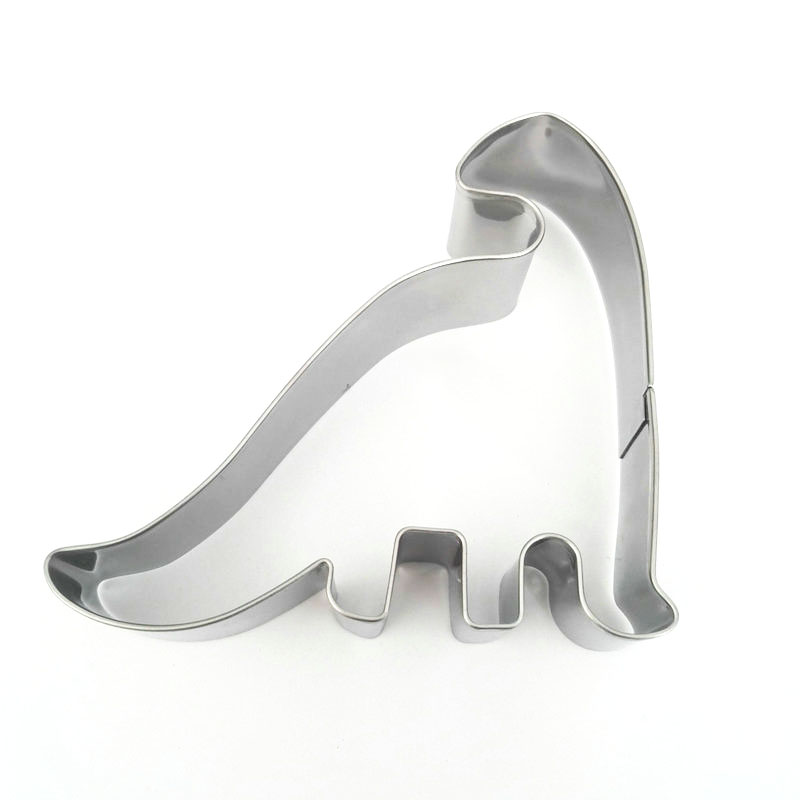 Dinosaurus Cookie Cutter Fondant Biscuit Mold Cake Decorating Gereedschap Bakken Accessoires: Donker Kaki