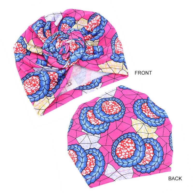 de chaleur africaine bébé populaire enfants beignet Bonnet noeud indien chapeau Parent enfant Extra grand sommeil casquette réglable Satin