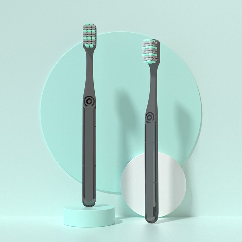 soft bristle toothbrush adult silicone nano toothbrush oral care nano antibacterial toothbrush: 001