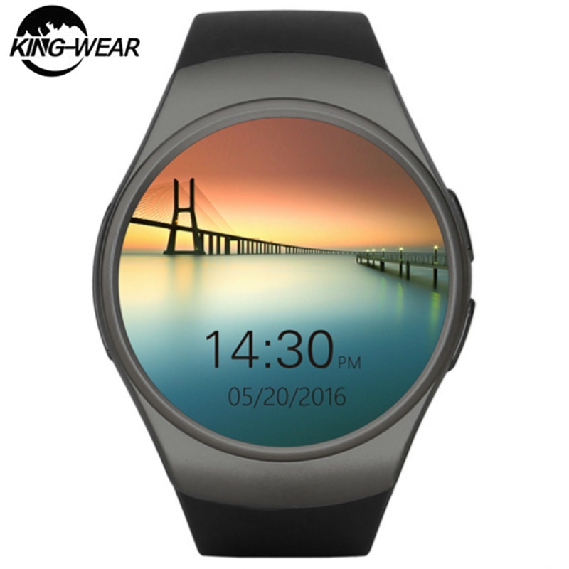KINGWEAR KW55 Smartwatch Bluetooth KW18 montre intelligente hommes moniteur de fréquence cardiaque Tracket avec carte Sim TF pour téléphone Android IOS Xiaomi