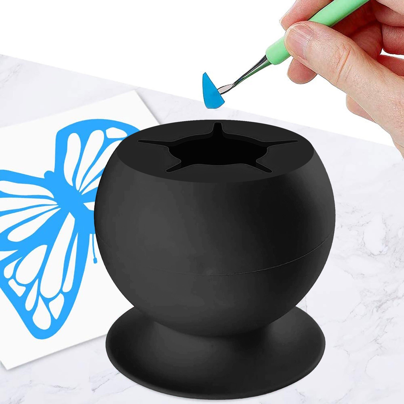 Suctioned Vinyl Weeding Scrap Collector Craft Vinyl Weeding Tool For Card Making Diy Jewelry Making Scrapbooking Card Making #YJ: Black1