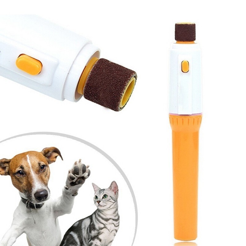 Pet Hond Kat Nail Grooming Grinder Trimmer Clipper Elektrische Nagelvijl Kit