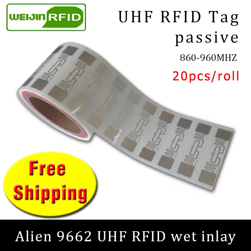 Produktbild von 500x UHF RFID Klebeetiketten – Alien H3, 3" X 1", AZ9662, Aufkleber Von YARONGTECH