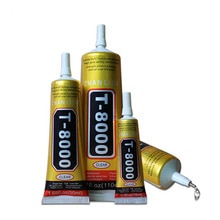 Pegamento T8000 15ml multiusos para artesanía de cristal, joyería de goma, gel de vidrio fijo, pegamento para reparación de pantalla táctil T-8000 110ml 50 ml