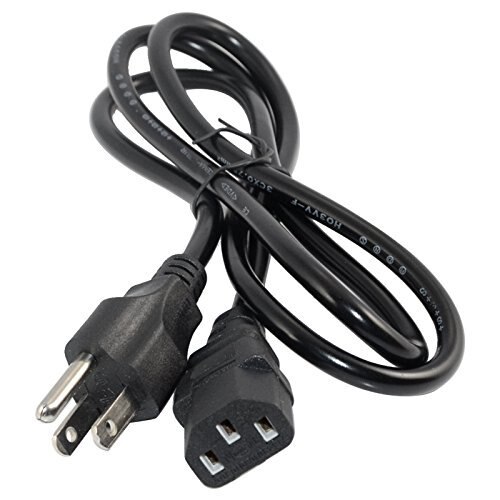 Cable de alimentación de CA de 3 puntas para LG, Samsung, Plasma, HDTV, LED, LCD, 3D, 37, 42, 47, 48, 49, 50 y 55 pulgadas