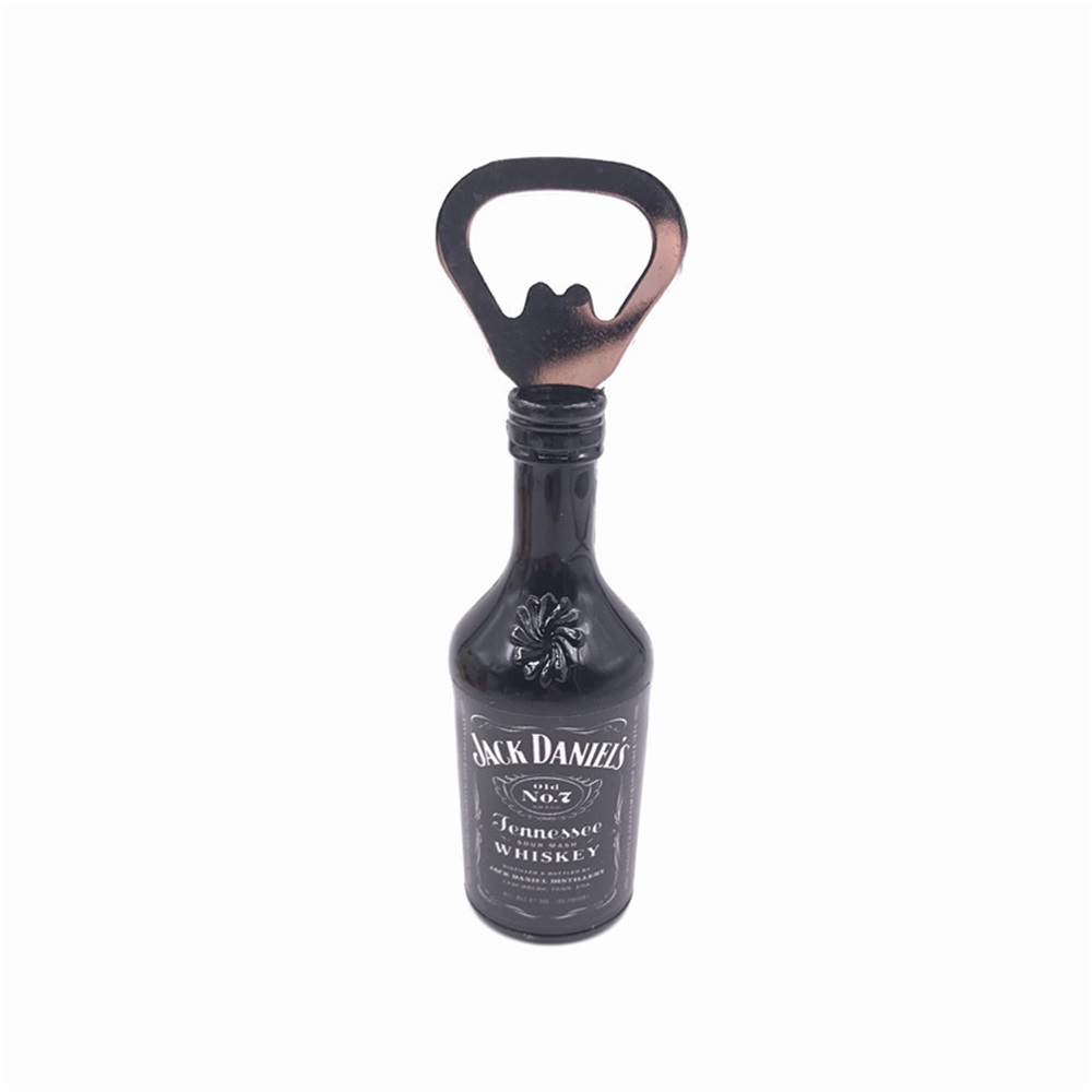 3D Koelkast Magneet Simulatie Bier Coke Whiskey Opener Mini Wijn Fles Soda Kurkentrekker Vloeistof Kan Flow Keuken Decor: P