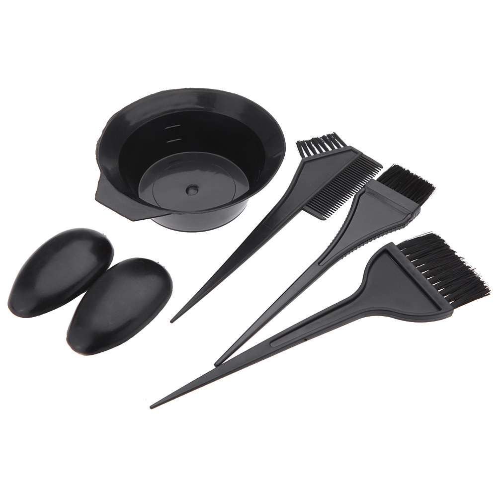 5 uds peluquería herramientas cuenco para brochas Combo color peluquería tinte herramienta Kit de herramientas de peinado