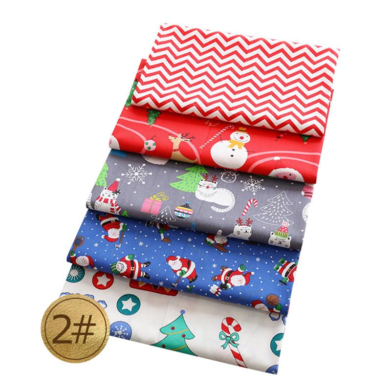 25cm x 25cm 100% bawełna świąteczna kołdra patchworkowa tkanina drukowana szycie tkaniny pikowane na splot krzyżowy dmc materiał ręcznie robiony: 02