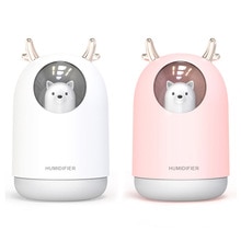300 Ml Ultrasone Usb Luchtbevochtiger Timing Diffuser Maker W/Kleur Veranderende Nachtlampje Voor Room Home Office Auto Air luchtbevochtiger