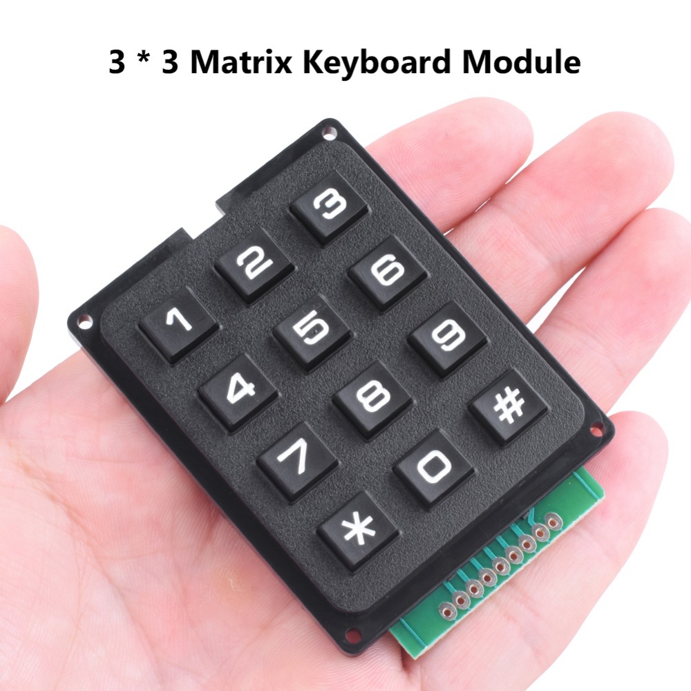 4 x 4 / 3 x 4 matrix tastatur tastatur modul brug nøgle pic avr stempel sml 4 * 4 /3 *4 plastic nøgler switch til arduino controller