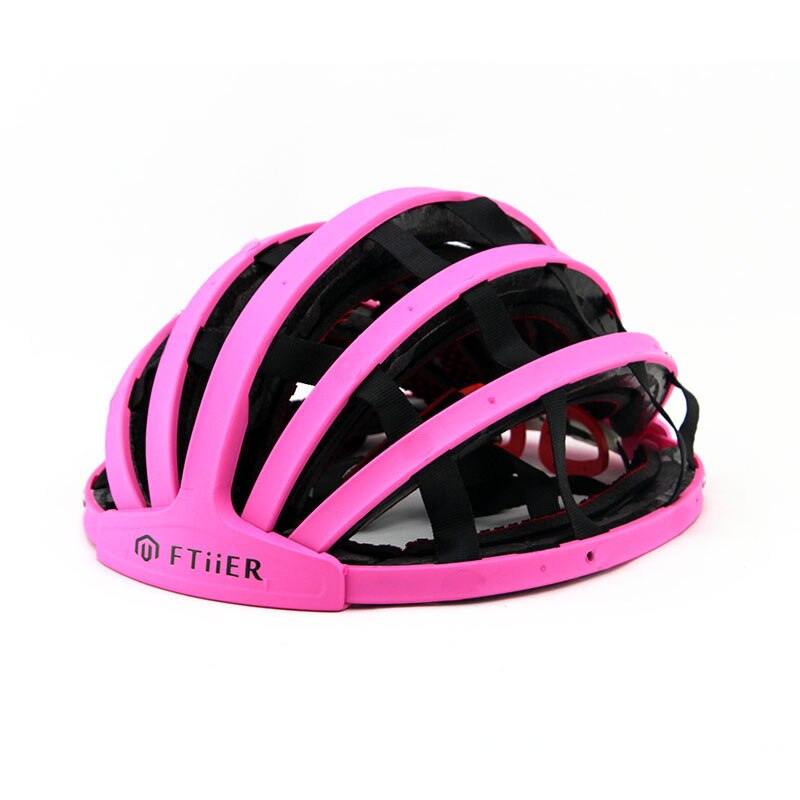 Opvouwbare Fietsen Helm Draagbare Ultralight Racefiets Enduro Helm Unisex Fietshelm Mountain Volwassen Capacete Ciclismo: pink / M 54-58CM