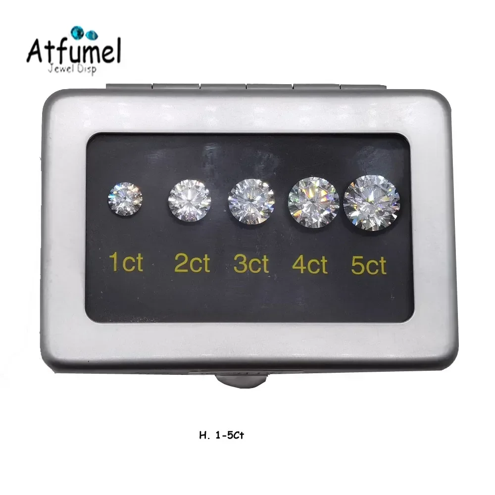 Diamond Zirconia Size Reference Contrast Carat Weight Diameter Special Cut Scale Master Teaching Tool Gemstone Contrast Tool: Navy