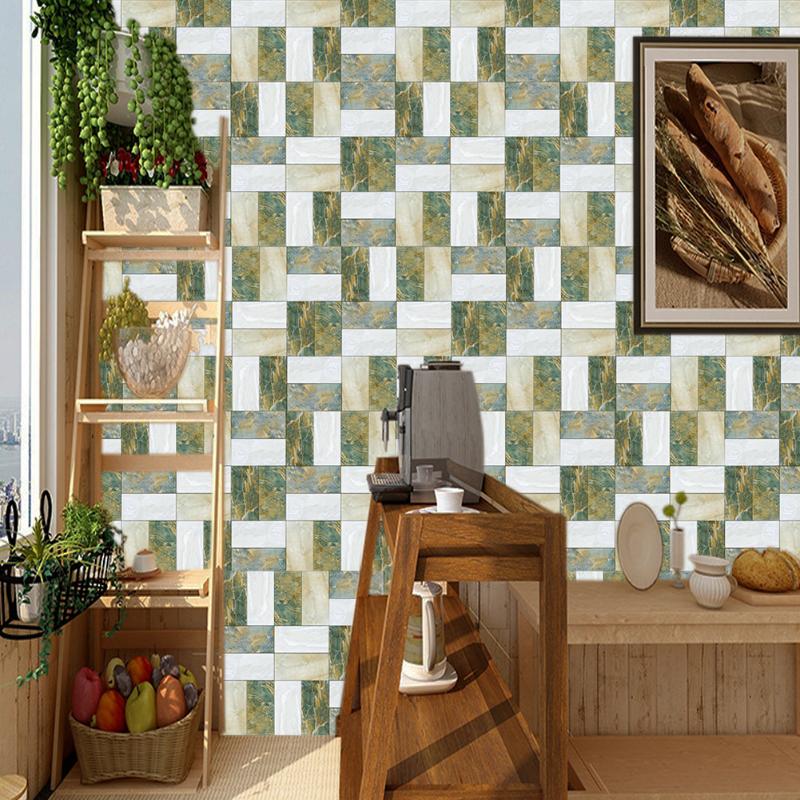 3d itseliimautuva tapetti tiili vedenpitävä seinätarra sisustus lastenhuoneeseen keittiö tapetti kotitarrat 28 x 28cm