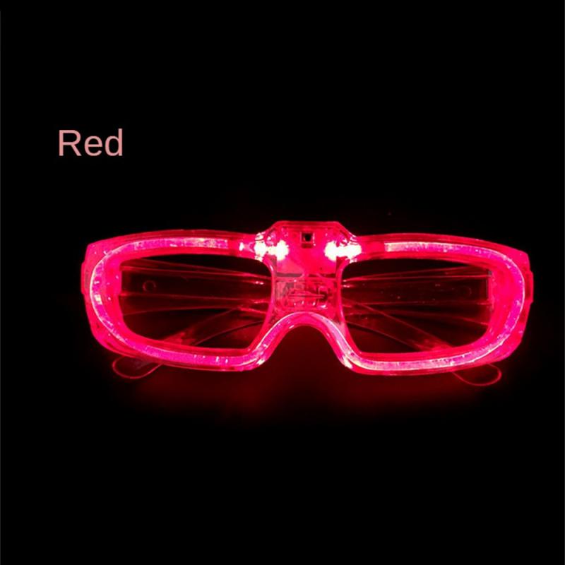 5 pièces, lunettes LED, fournitures de fête d'éclairage nocturne, lunettes lumineuses pour la saint-valentin, fête d'anniversaire, fête du nouvel an: XL / Olive