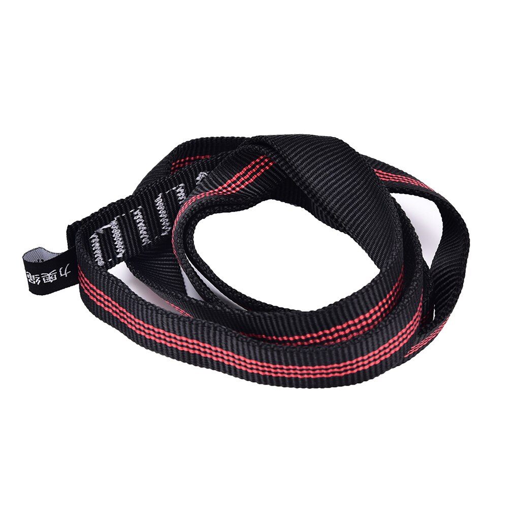 Rock eslinga de escalada cuerda Protector 25KN 60cm de Nylon rodamiento Correa reforzar CINTURÓN DE Arborist montañismo equipo