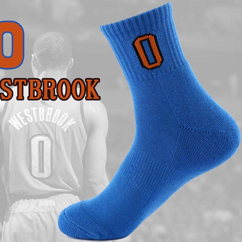 Men's Red Team Basketball Socks Air Permeability Thickening Socks Perspiration Odor Resistant Friction Proof Socks: 0