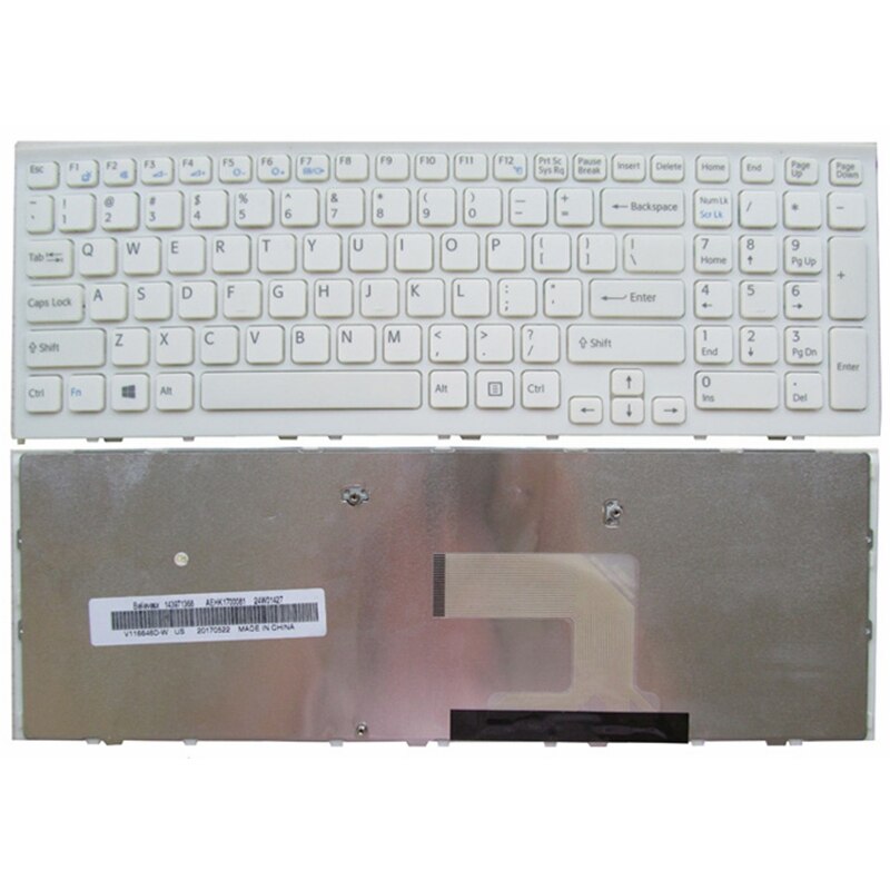 Teclado de portátil para SONY VPC-EL, PCG-71C11V, PCG-71A11T, PCG-71A12T, PCG-71911M, tres tornillos, , EE. UU.