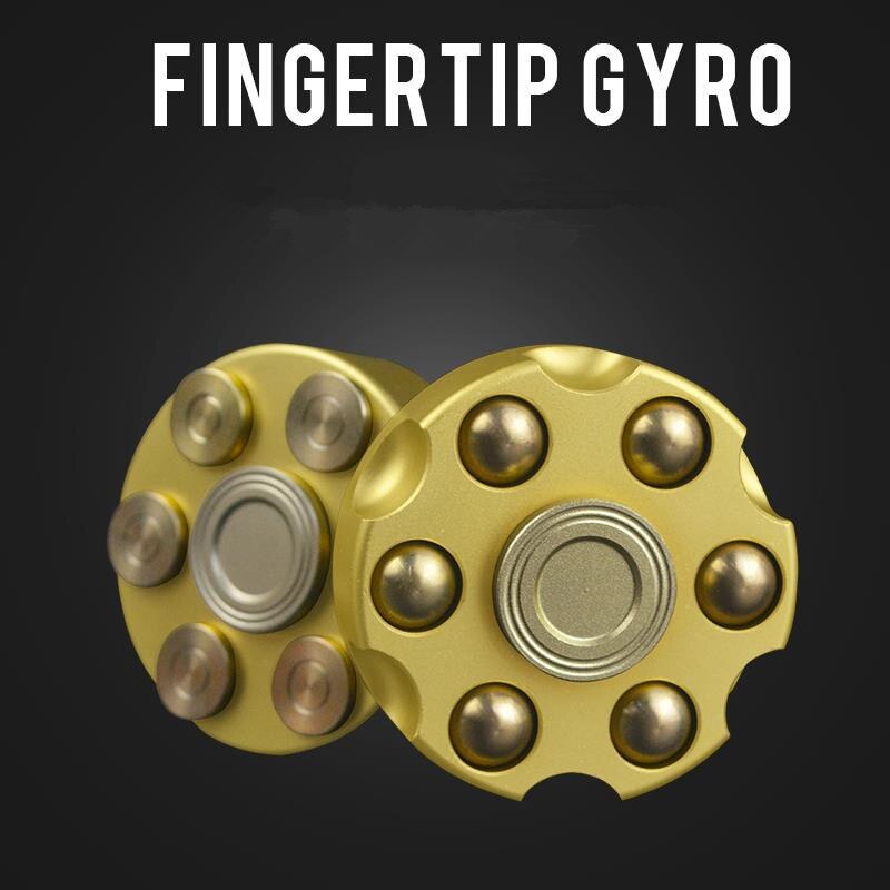 Relax Spinner Removable Bullet Revolver Fidget Spinner Metal Fingertip Gyro Metal Fidget Hand Spinner Stress Relief Toys