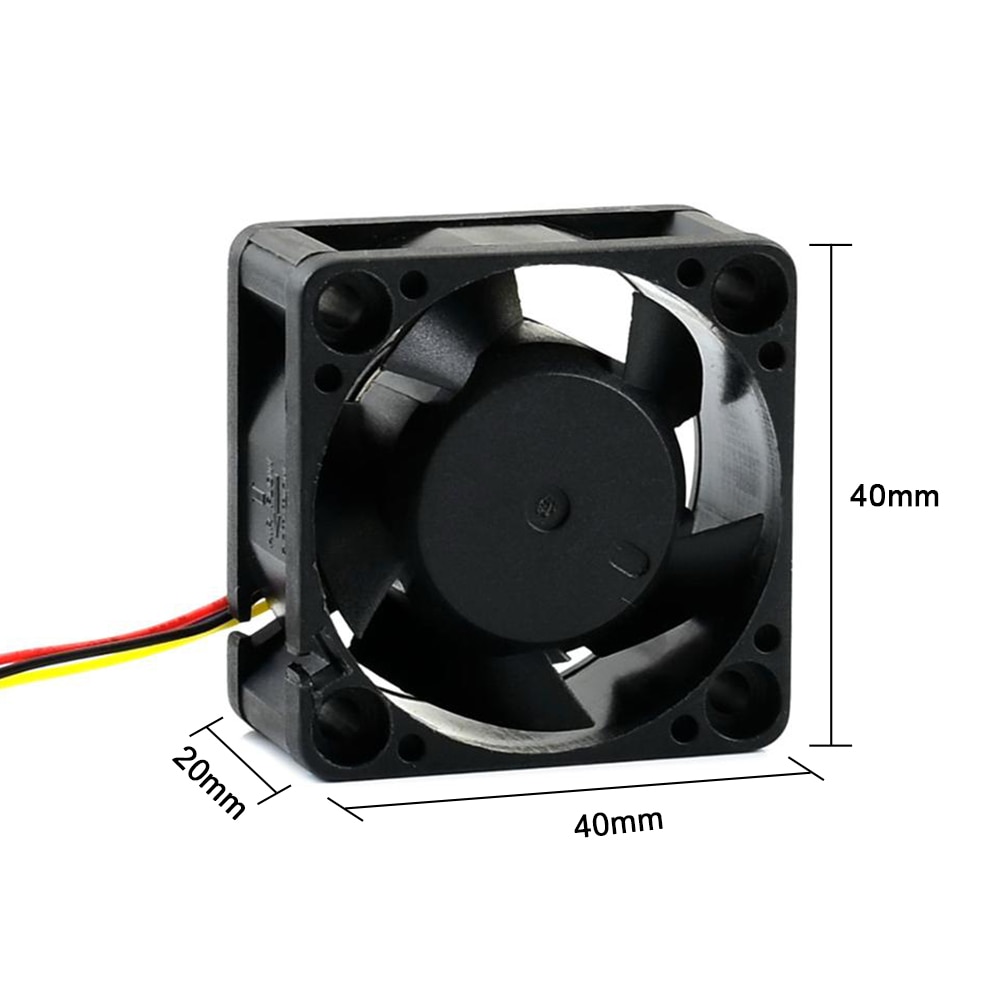 Jetson Nano Cooling Fan 5V, 4PIN Reverse-proof,PWM Speed Adjustment, Strong Cooling Air